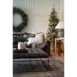 Fraser Hill Farm Buffalo Fir Slim Christmas Tree, Various Sizes and Lighting Options