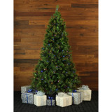 Fraser Hill Farm Canyon Pine Christmas Tree, Various Sizes and Lighting Options