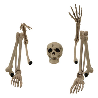 Ground-Breaking Skeleton Stakes, Outdoor Halloween Lawn Decoration