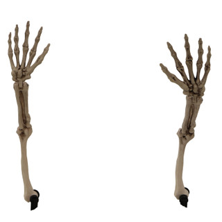 Ground-Breaking Skeleton Stakes, Outdoor Halloween Lawn Decoration