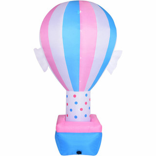 Fraser Hill Farm Fraser Hill Farm 10-Ft Tall Boy or Girl Outdoor Blow-Up Inflatable with Lights and Storage Bag for Gender Reveal Celebration Party, FREDBYORGRL101-L