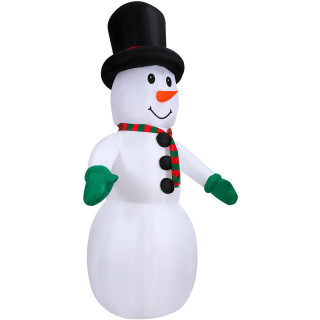 Fraser Hill Farm 10-Ft Pre-Lit Inflatable Snowman