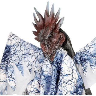Haunted Hill Farm Nightwing the Animatronic Dragon with Moving Head and Wings for Scary Halloween Decoration