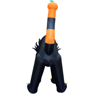 Haunted Hill Farm 10-Ft. Tall Pre-lit Inflatable Black Cat