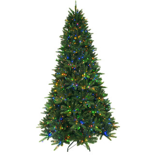 Fraser Hill Farm York Pine Artificial Christmas Tree with Various Sizes & Lighting Options