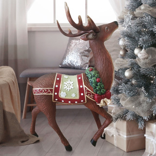 Fraser Hill Farm 36-inch Fiberglass Reindeer Figurine