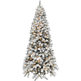 Flocked Silverton Fir Christmas Tree