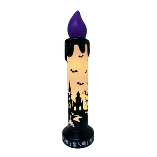 3.3-Ft. LED Flicker Wick Halloween Candle Blow Mold for Indoors & Covered Outdoors, Plug Operated