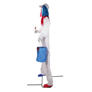 7.1-Ft. Standing Animated Painting Clown Animatronic
