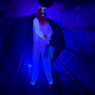 7.1-Ft. Standing Animated Painting Clown Animatronic