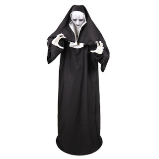 5.4-Ft. Standing Jump Scare Nun Animatronic