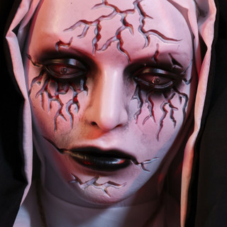 5.4-Ft. Standing Jump Scare Nun Animatronic