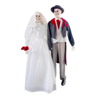 6.1-Ft. Undead Bride & Groom Animatronics