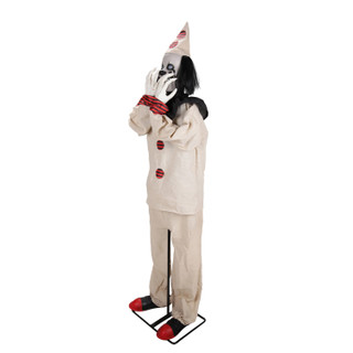 5.6-Ft. Standing Pop-Up Clown Animatronic
