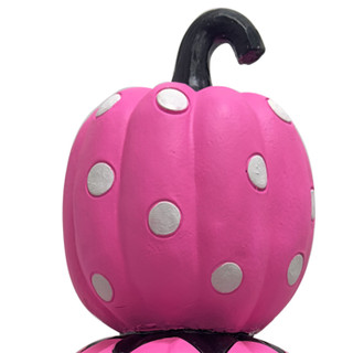 2.4-Ft. Designer Polka Dot Checkerboard Summerween Pumpkin Stack Halloween Decoration