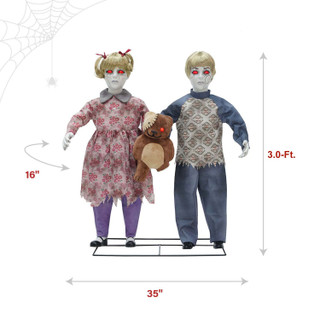 3-Ft. Apocalypse Twins Animatronic