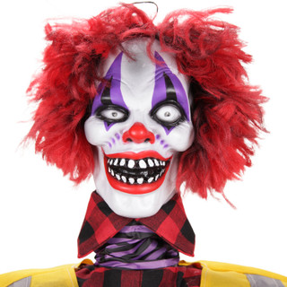 5.7-Ft. Standing Animated Clown Courier Animatronic