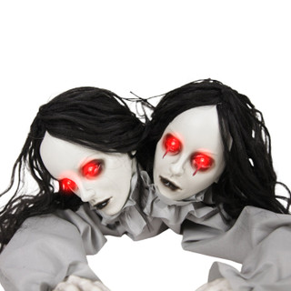 4-Ft. Crawling Double Head Girl Animatronic
