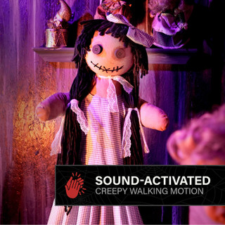 4.9-Ft. Walking Girl Animatronic