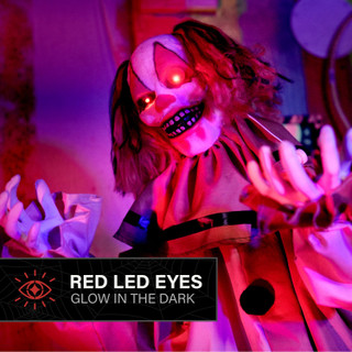 6-Ft. Hanging Animated Clown Animatronic