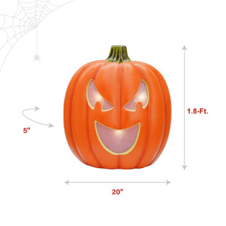 1.8-Ft. Pumpkin Flatback Décor