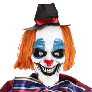 5.9-Ft. Standing Animated Clown Animatronic
