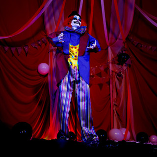 5.9-Ft. Standing Animated Clown Animatronic