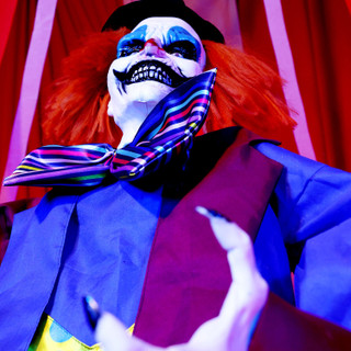5.9-Ft. Standing Animated Clown Animatronic