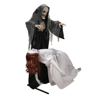 5.6-ft. Floating Lady with Magic Reaper Animatronic