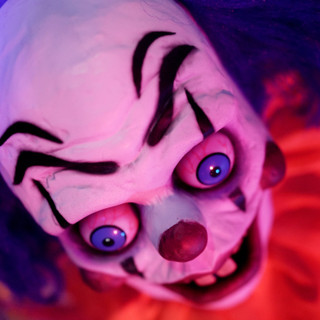 5.3-Ft. Standing Animated Clown Animatronic