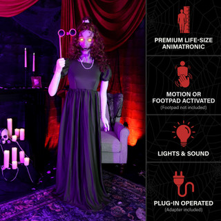 5.8-Ft. Bridgertomb Woman Animatronic