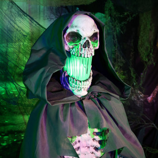 5.5-Ft. Standing Stretching Reaper Animatronic