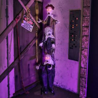 5.7-Ft. Standing Animated Triple Zombie Boys Animatronic