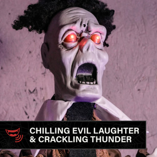 5.7-Ft. Standing Animated Triple Zombie Boys Animatronic