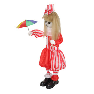 3.3-Ft. Standing Animated Girl with Umbrella Animatronic