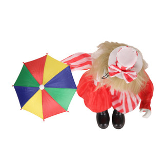 3.3-Ft. Standing Animated Girl with Umbrella Animatronic