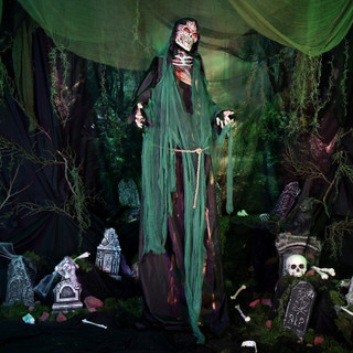 7.1-Ft. Standing Animated Reaper Animatronic