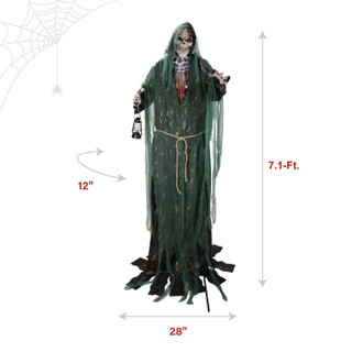7.1-Ft. Standing Animated Reaper Animatronic