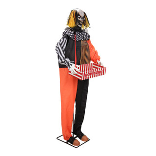 5.6-Ft. Standing Suddenly Surprise Clown Animatronic