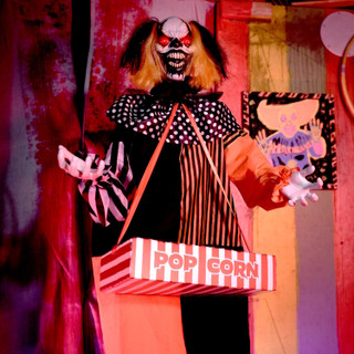 5.6-Ft. Standing Suddenly Surprise Clown Animatronic