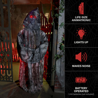 5.4-Ft. Standing Jump Scare Witch Animatronic