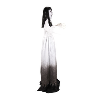 5.9-Ft. Standing Raising Lady Animatronic