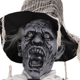 5.9-Ft. Animated Zombie Animatronic with Lantern