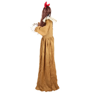 5.4-Ft.Standing Pop-Up Creepy Lady Animatronic