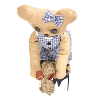 2.1-Ft. Bear Riding Rocking Horse Animatronic