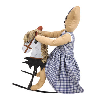 2.1-Ft. Bear Riding Rocking Horse Animatronic