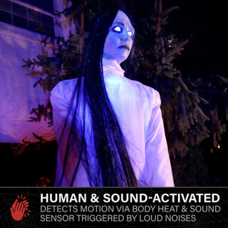 6.9-Ft. Tall Specter Lady Animatronic