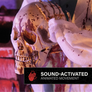5.2-Ft. Standing Shaking Headless Doctor Animatronic
