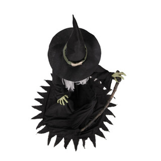 4.3-Ft. Animated Sitting Witch Animatronic