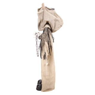 3.3-Ft. Standing Animated Burlap Bear Animatronic